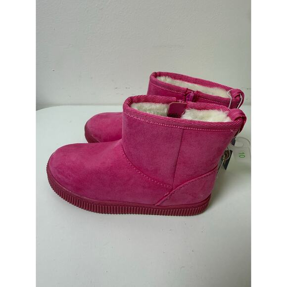 Cat & Jack Toddler Girls Arlo Zipper Shearling Style Boots ARL0 - Picture 3 of 5